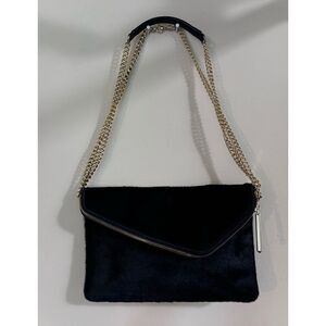 RARE-Henri Bendel Cowhide leather envelope Crossbody  NWOT